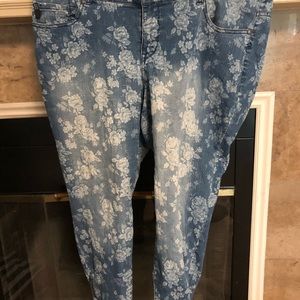 TORRID floral jean